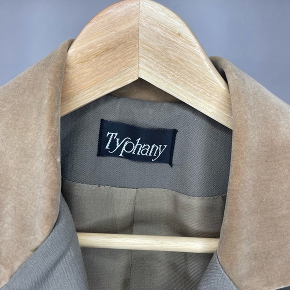 Velvet Collar Blazer + Vest Set - Picture 3 of 7